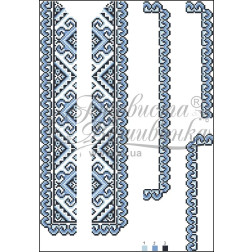 DMC thread kit for cross stitch embroidery for kid`s inset (Ukrainian vyshyvanka), 6-12 years Curly infinity VD002pWnnnnh