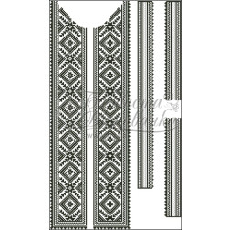 DMC thread kit for cross stitch embroidery for man's inset for shirt (Ukrainian vyshyvanka) Rye (VT006pWnnnnh)