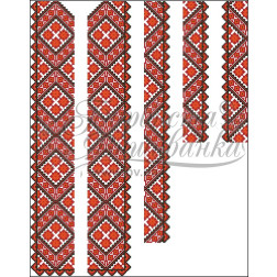 DMC thread kit for cross stitch embroidery for man's inset for shirt (Ukrainian vyshyvanka) Dawn (VT014pWnnnnh)