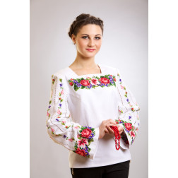 Woman’s handmade cross stitch embroidered blouse-vyshyvanka (WB416eWnn09)