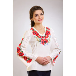 Woman’s handmade cross stitch embroidered blouse-vyshyvanka (WB419eWnn00)