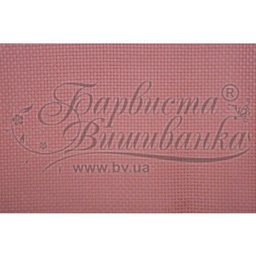Aida 14 ct Pink (54st.) Bestex, 150cm, (100% cotton), the price is for 0,75 metres in width (FA145xP1475)