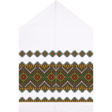 Fabric with stamped cross stitch for cross stitch embroidery Barvysta Vyshyvanka of Wedding towel 48x250 (TR079pn5099)